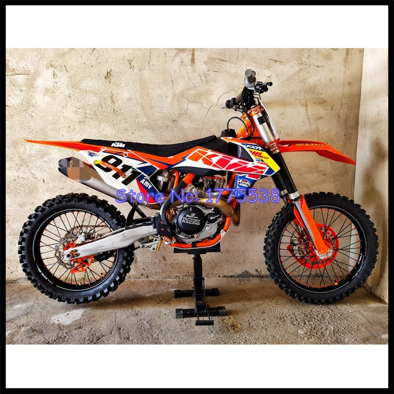 Tytanu dla KTM EXC EXC-F 250 350 450 500 dla KTM SXF250 350 450 500 Husqvarna TE FE250 350 450 501 tłumik wydechowy motocykla