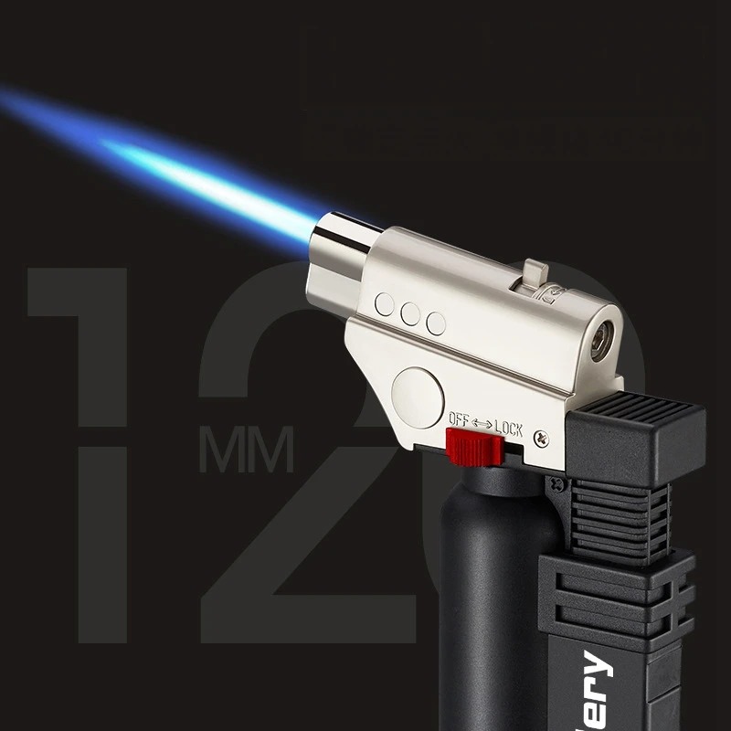 High-end Cigarette Lighters, Rotate 360 Degrees Spray Gun, Cigar Smoking, Super Gas Lighter, Butane Torch, Turbo Torch