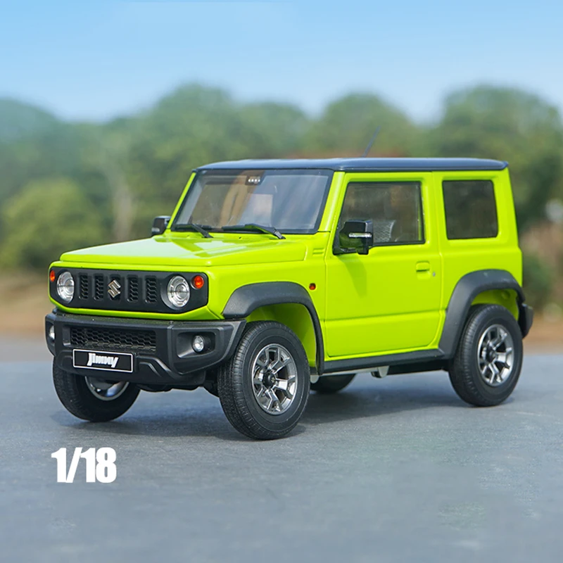 Scala 1:18 LCD Suzuki Jimny fuoristrada modello di simulazione in lega pressofuso in metallo auto giocattolo collezione souvenir bambini regali per