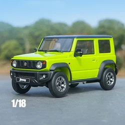 Scala 1:18 LCD Suzuki Jimny fuoristrada modello di simulazione in lega pressofuso in metallo auto giocattolo collezione souvenir bambini regali per adulti