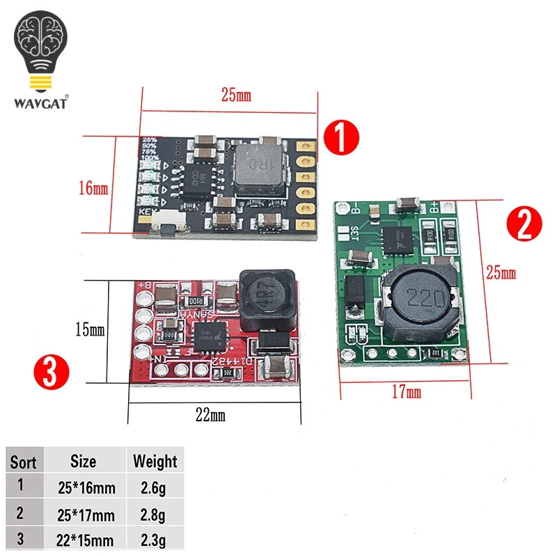 TP5100 charging management power supply module board TP5000 1A 2A compatible with 4.2V 8.4V single and double lithium batteries