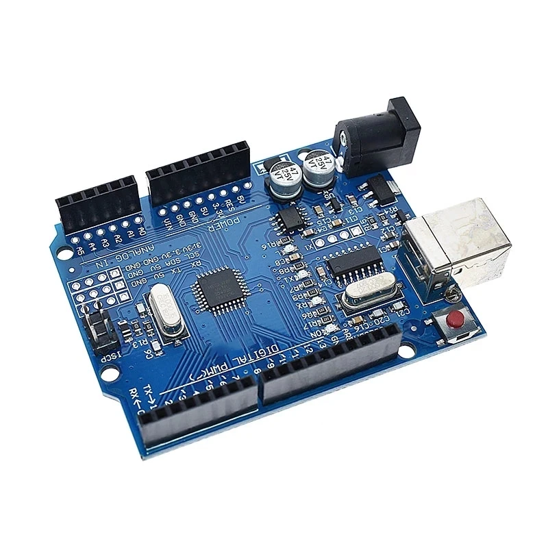 Modifiye sürüm bir set UNO R3 CH340G + MEGA328P çip 16Mhz Arduino UNO için R3 geliştirme kurulu + USB kablosu