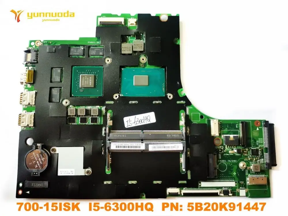 

Original for Lenovo 700-15ISK Laptop motherboard 700-15ISK I5-6300HQ PN 5B20K91447 tested good free shipping