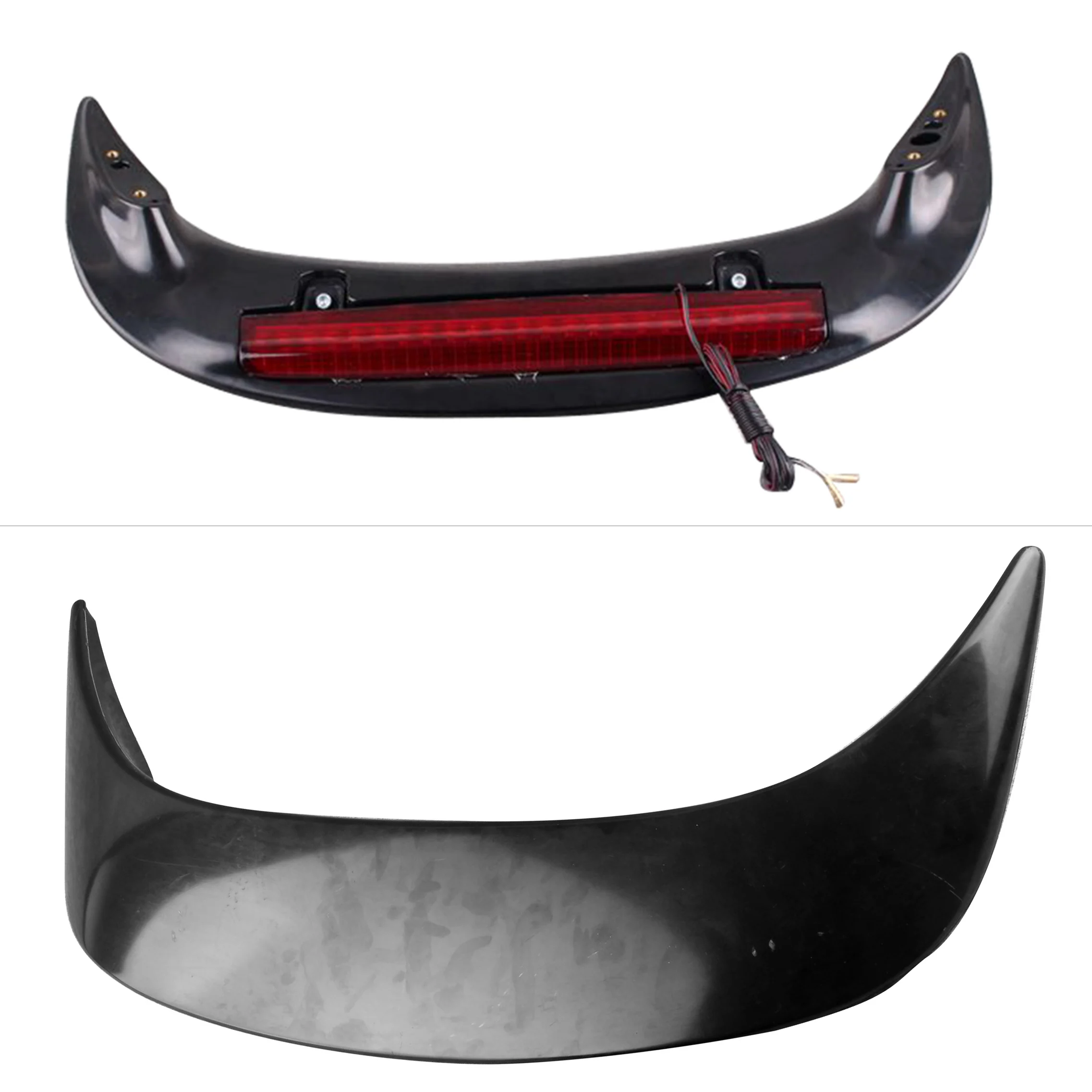 GL1800 Motorbike Rear Trunk Spoiler w/ LED Lens Cover For Honda Goldwing GL 1800 2001-2004 2005 2006 2007 2008 2009 2010 2011