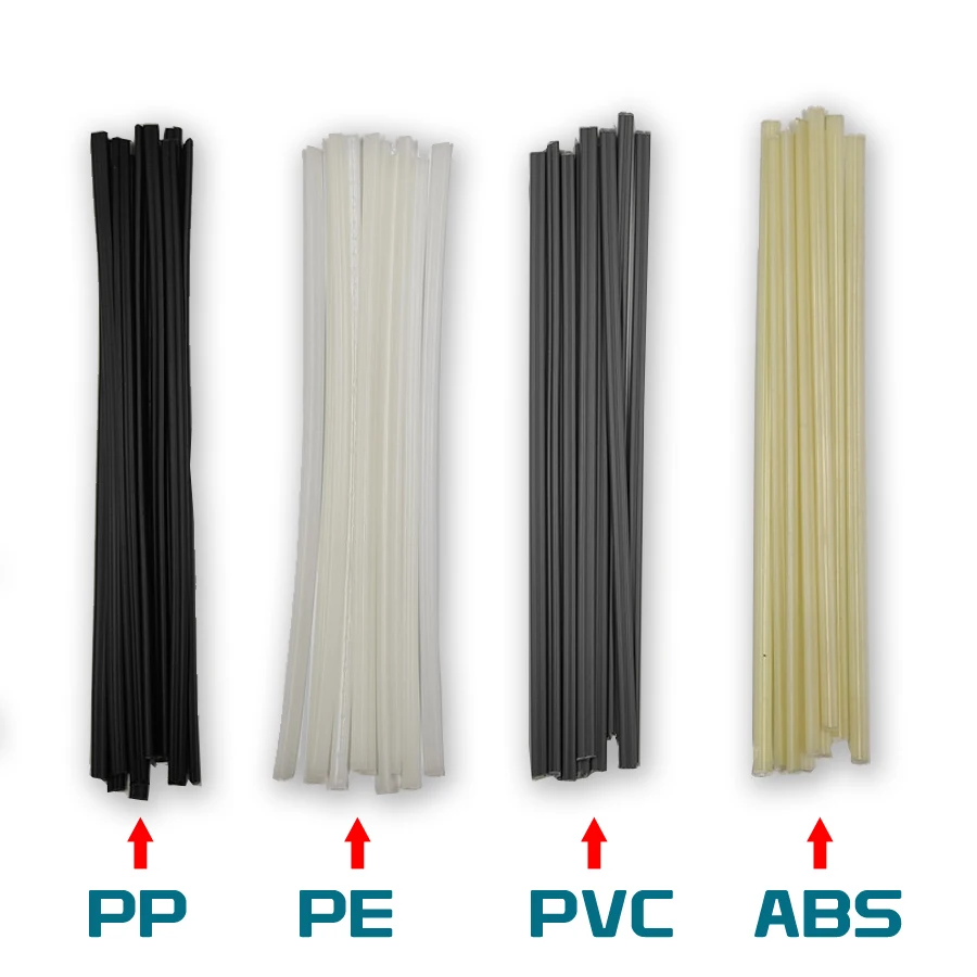 5x2.5mm Plastic Weld Rods 200mm Length ABS/PP/PE/PPR Welding Sticks For Car Bumper Repair Tools Hot Air Welder Machine Gun