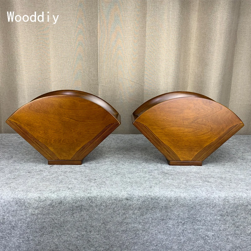 Wooddiy 1inch Throat Wooden Horn One Pair Exponential shell Arai Yuichi A-480-s90 Birch Plywood Mid-treble Speaker 400mm Width