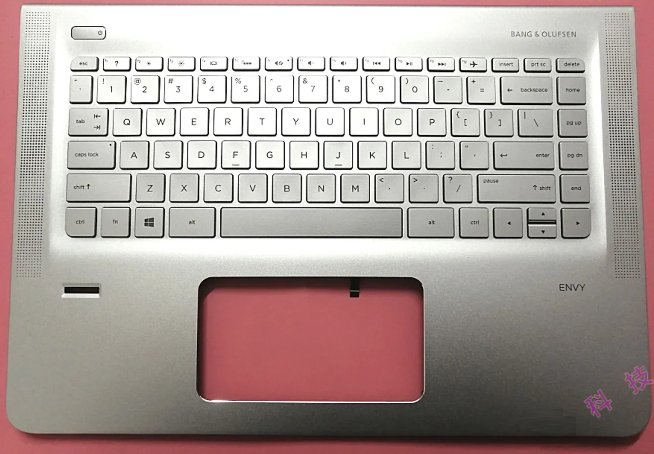 YUEBEISHENG     New/org For HP ENVY 14-J 14T-J 14-J006TX 14-J TPN-C121 palmrest US keyboard upper cover 818121-001,Backlight