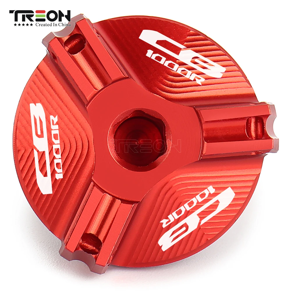 For Honda CB1000R CB 1000R 2008-2014 2015 2013 2018 2017 2016 2015 Motorcycle Aluminum Engine Oil Filter Cup Plug Cover screws