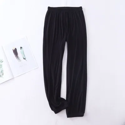 Pantalones acampanados de Modal para mujer, ropa de dormir holgada e informal para el hogar, primavera, verano y otoño, novedad