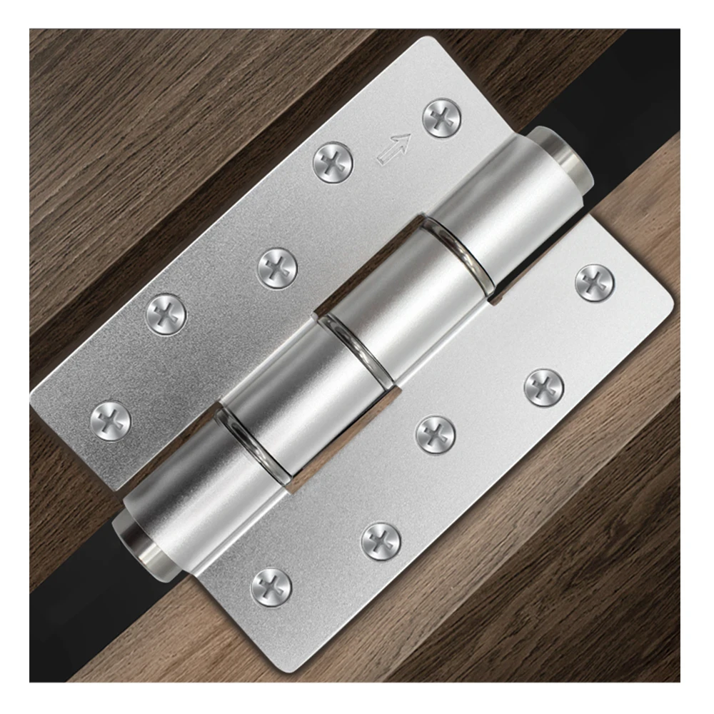 

RDH-19-E Wooden Door Direction Aluminum Material Hinge 5 6INCH Hydraulic Buffer Silent Automatic Soft Close Door Hinge