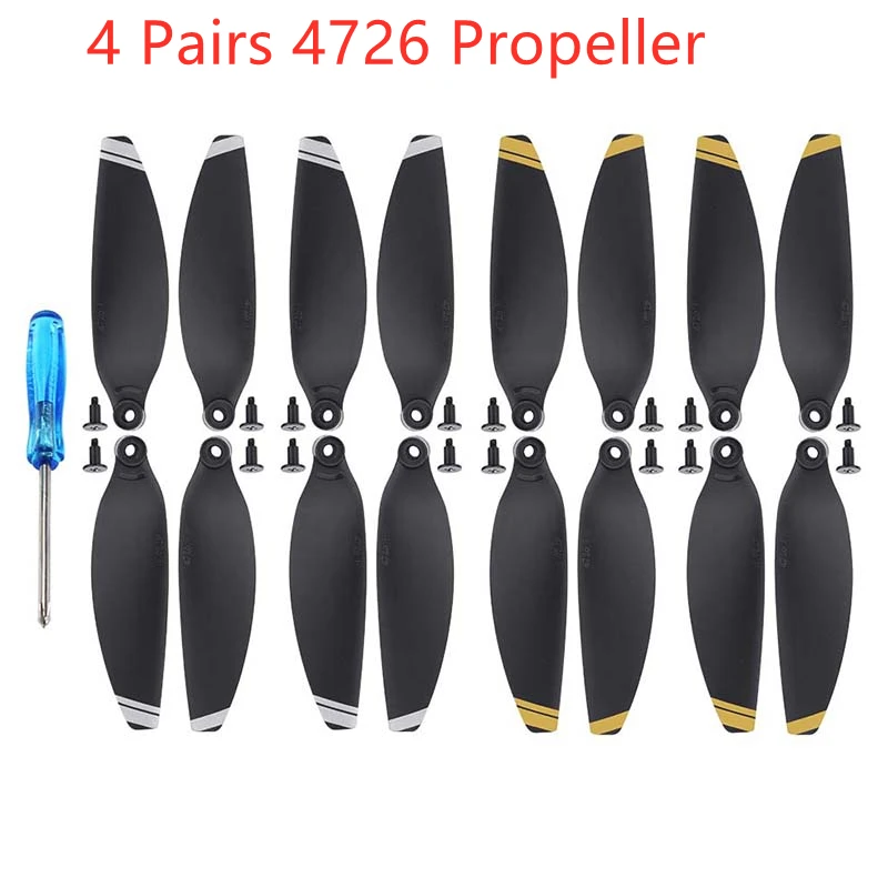 4Pairs 4726 Propeller for DJI Mavic Mini Drone Light Weight Props Blade Wing Fans Replacement Accessory