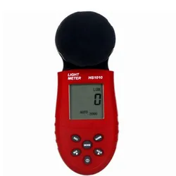 New 200,000 Lux Automatic HS1010 LCD Digital Light Luxmeter Tester Illumination Meter Hand Held Light Luminometer