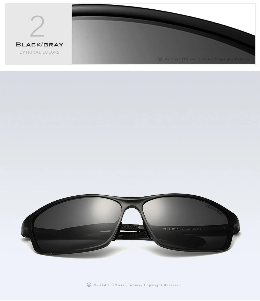 VEITHDIA Polarisierte Vintage-Sonnenbrille für Männer und Frauen, UV400, Sport, Outdoor, Fahren, Brillen, Fahrradbrille, Zubehör, männlich, 6520 – Detail 17