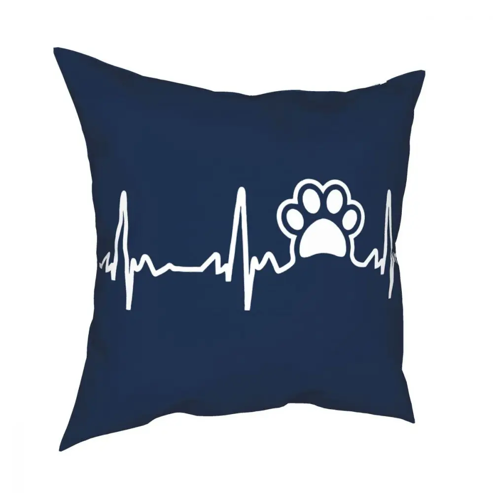 Paw Lifeline Square Pillow Case Decorative Pillow Terrier Dog Lover Custom Cushion Covers