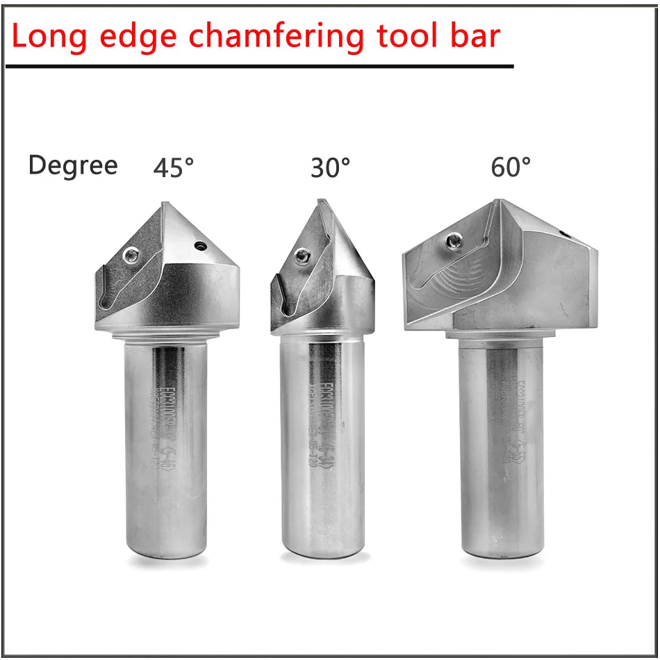 Imagem -02 - Cnc Long Edge Chamfering Tool Bar Faca de Chanfro Multifuncional Cortador de Grande Diâmetro Xcet310404 30 45 60 Graus