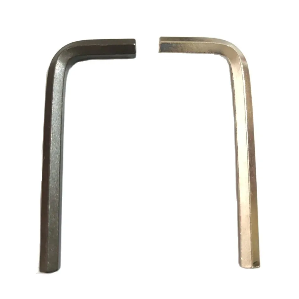 1pcs Allen Wrench L Shaped Silver Black Hex Hexagon Key Allen wrench 0.9mm 1.27mm 1.5mm 2mm 2.5mm 3mm 4mm 5mm 6mm 8mm