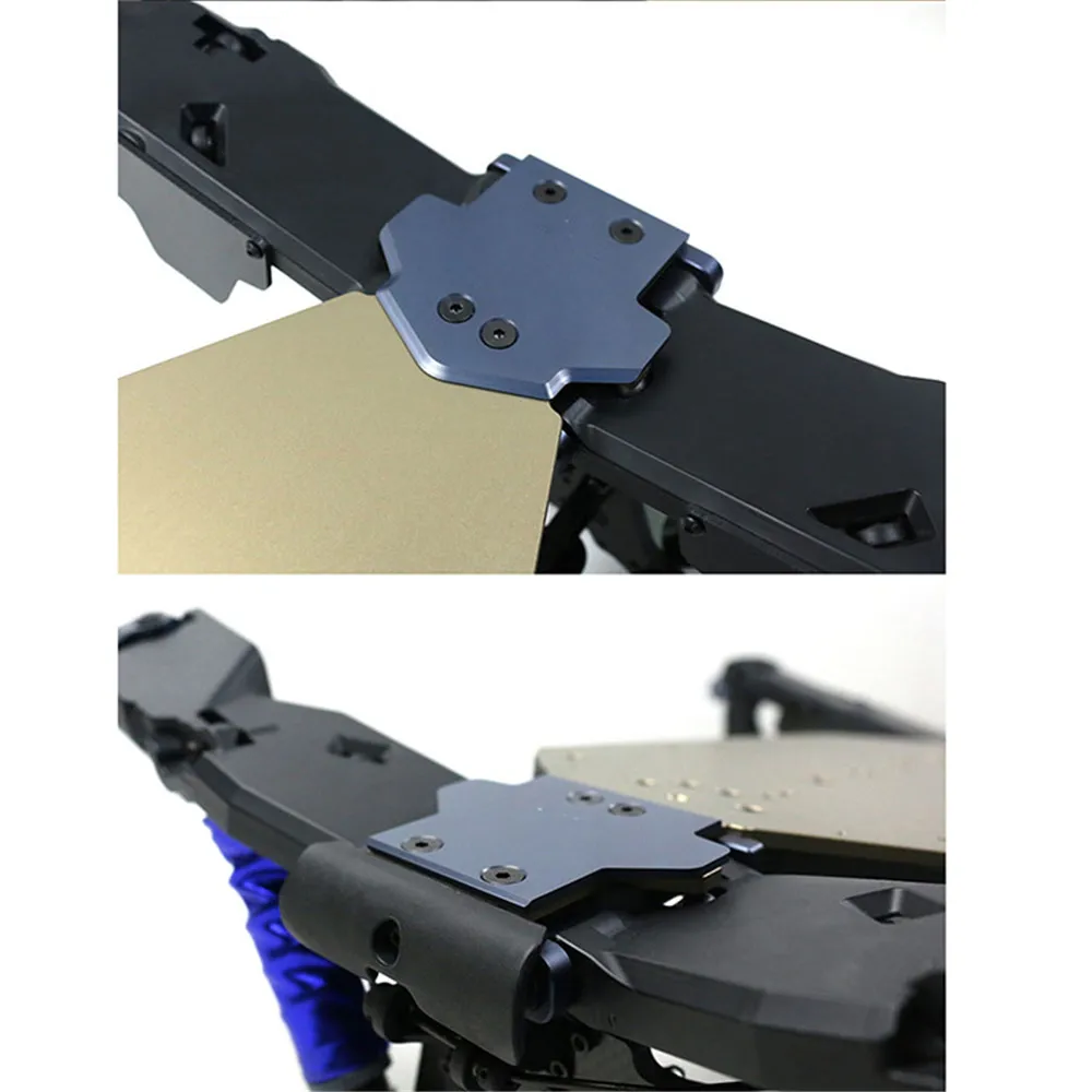 Anti-Scratch Metal Chassis Protective Plate Front Rear Board Spare Parts for TP TEKNO EB48 2.0/ET48 2.0