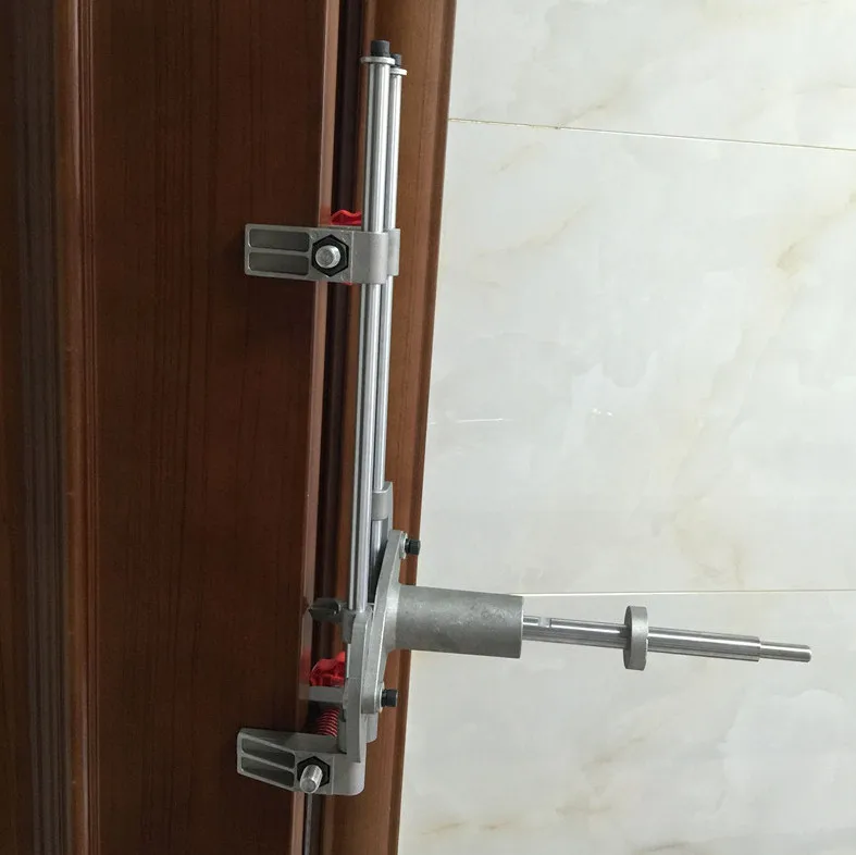 Perforatrice per porte in legno fabbro speciale apriporta in legno puncher piastra di posizionamento rapido puncher