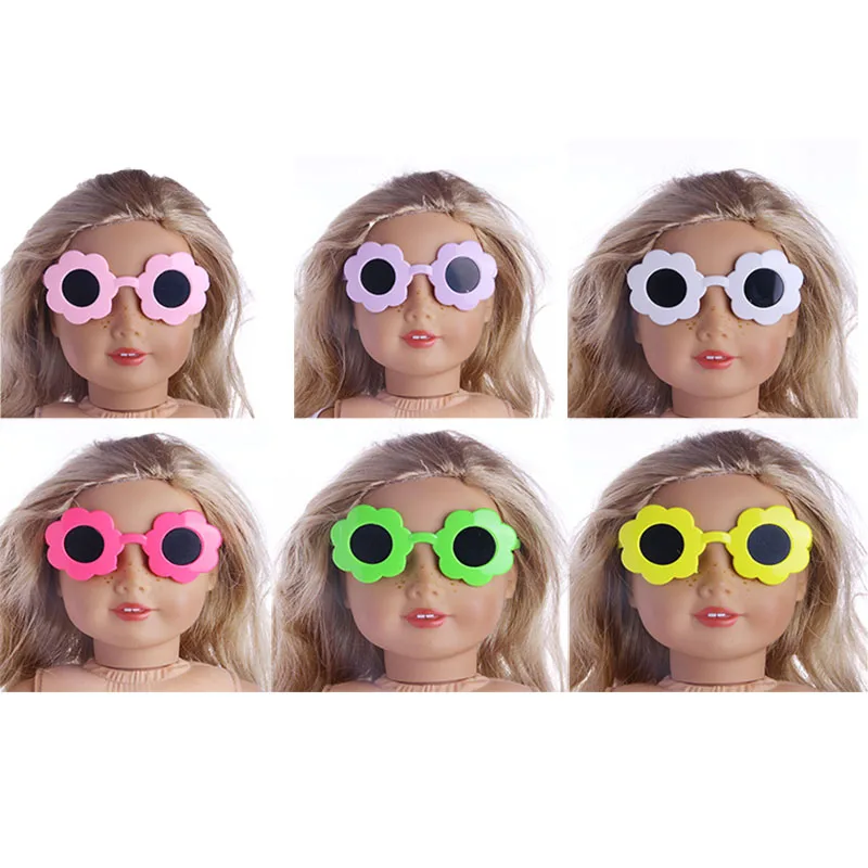 Promotion! Sunglasses Fit 18 Inch American &43 CM Baby Doll Clothes Accessories,Girl\'s Toys,Our Generation,Birthday Gift