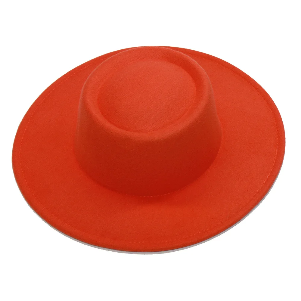 Fedora-Hüte für Damen und Herren, 8,5 cm breite Krempe, Jazz-Hüte aus Wollfilz, 2023, britischer Stil, formelle Panama-Mütze – Detail 13