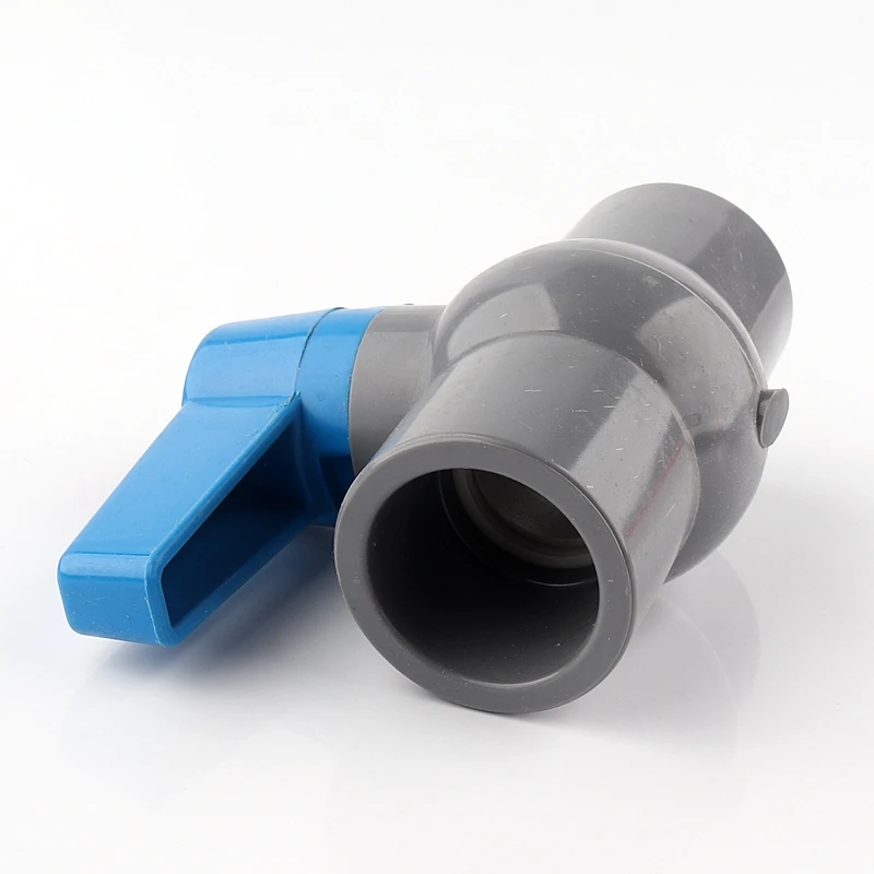ID 20/25/32/40/50/63 millimetri Tubo IN PVC Valvole a Sfera di Acqua Sistema di Irrigazione tubo di drenaggio Rapido Valvola di Connettore del Tubo