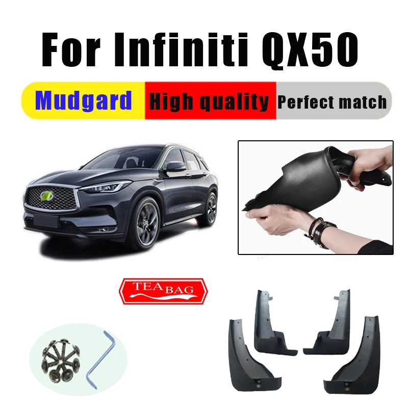 

Mud Flaps For Infiniti QX50 P71A 2013-2020 Mudguards Fenders Splash Guards Car Accessories Auto Styline 4 PCS