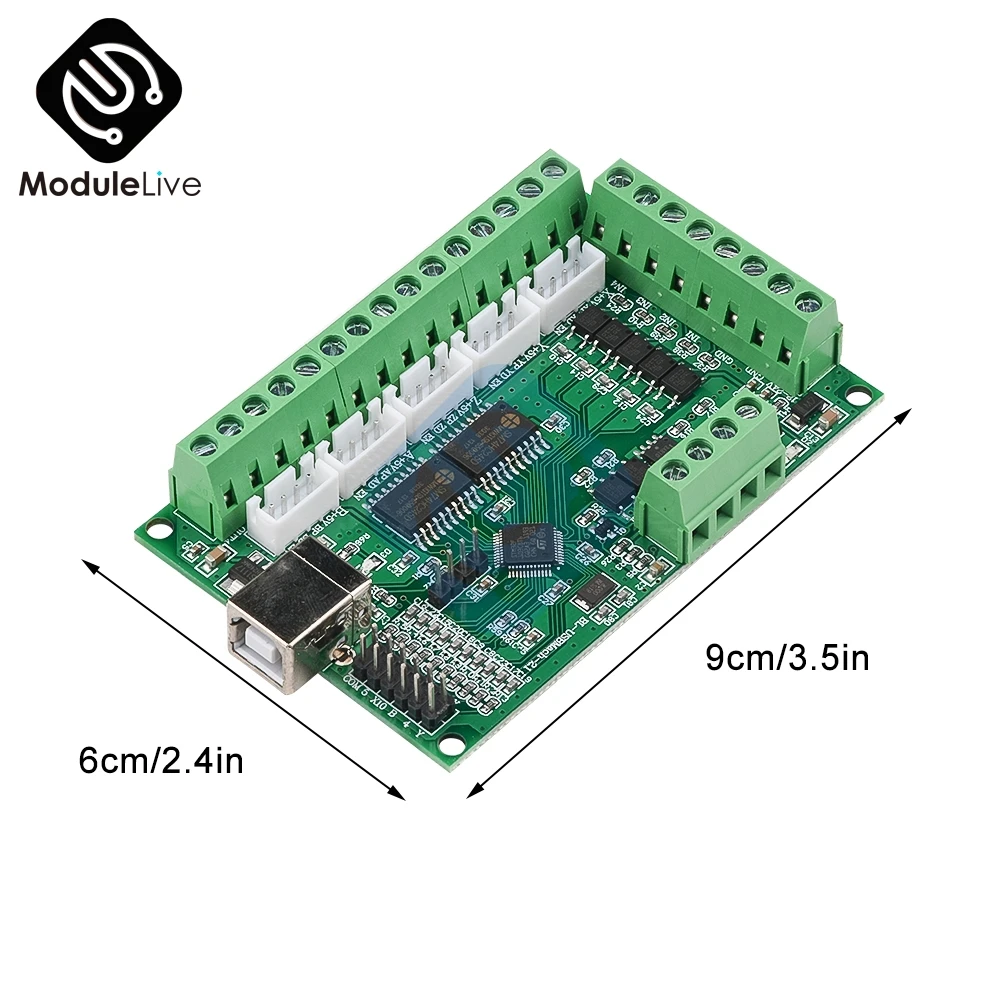 Diymore MACH3 V2.1 Five-axis Engraving Machine Motherboard CNC Motion Control Card 5-axis Stepper Motor Drive Interface Board