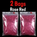 2 bolsas de color rojo rosa