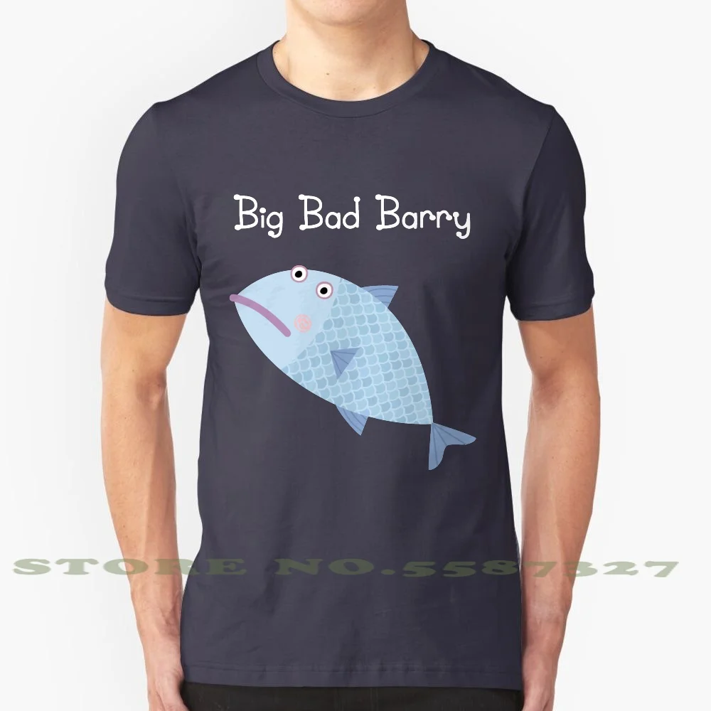 Big Bad Barry 100% Pure Cotton T-Shirt Ben And Hollys Ben Elf Princess Holly Gaston The Ladybird Wise Old Elf Nanny Plum King