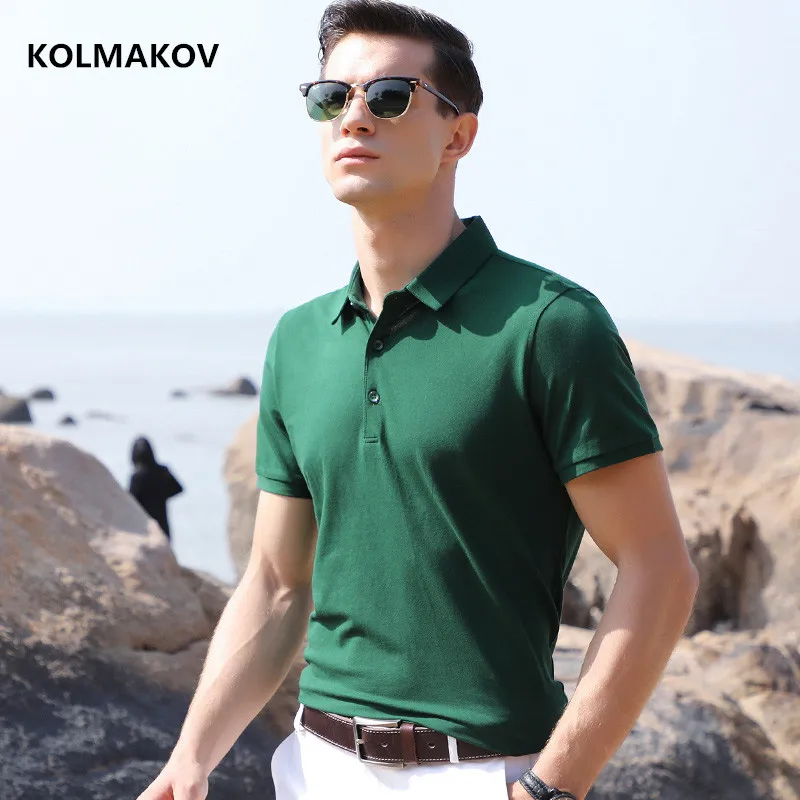 

2022 new arrival summer Polo Shirts men,Men's Short Sleeve Slim Fit Polo shirt Casual Clothes men size M-3XL