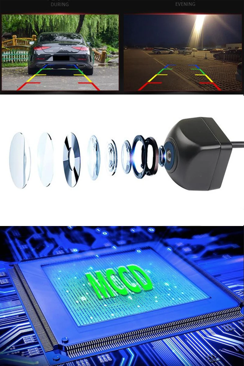 HD Reversing Camera for Audi Q3 MQB 2013 2014 2015 2016 2017 2018 2019 /Night Vision Backup Rear Camera/Car Handle Camera