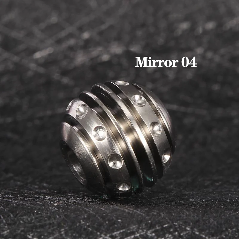 

1PC EDC Paracord Beads Sliver Mirror Planet SeriesTitanium Alloy Lanyard Pendants Knife Beads Rope Cord Beads Pendants