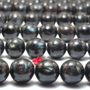 Natürlicher Astrophyllit mildes runde runde Granulat Großhandel kostbare Stein halbkostbares Steinarmband DIY -Schmuck 15 10 Hauptverkäufe Nuria Semi Schmuck - №3