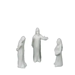 Best Selling Scale Model Arab Plastic White And Black Figures People In 1:100 For Architecture Train Layout