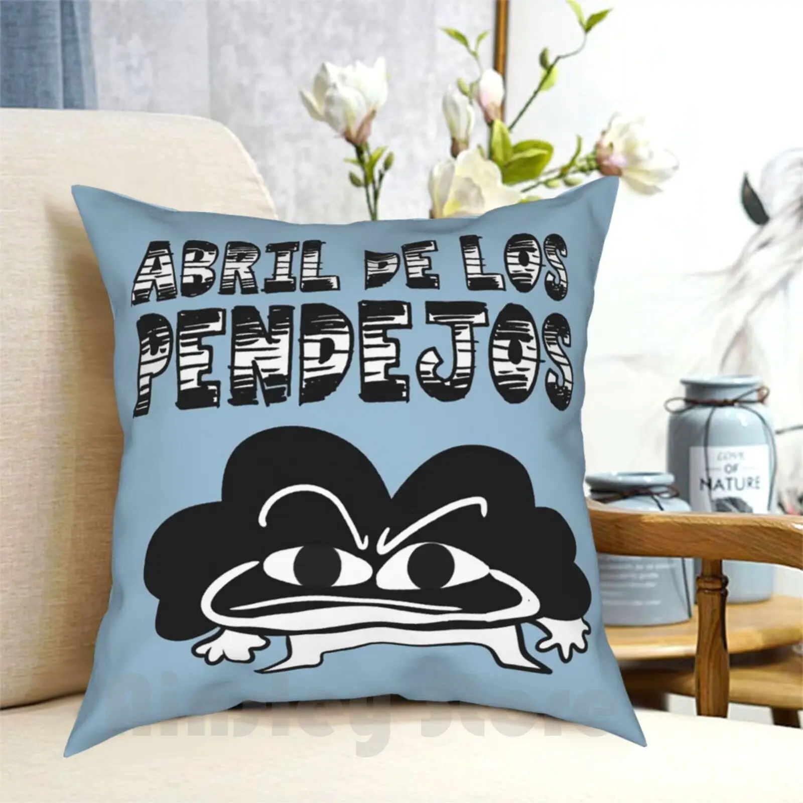 Abril De Los Pendejos-Funny , Mexican , Latino Quote , Saying Design Pillow Case Printed Home Soft Throw Pillow