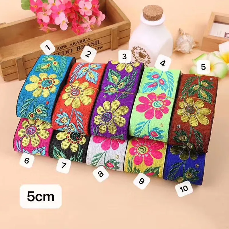 

5cm ethnic style folk style nation style jacquard ribbon,jacquard webbing,garment ribbon,shoes ribbon,bag ribbon,QC05009B
