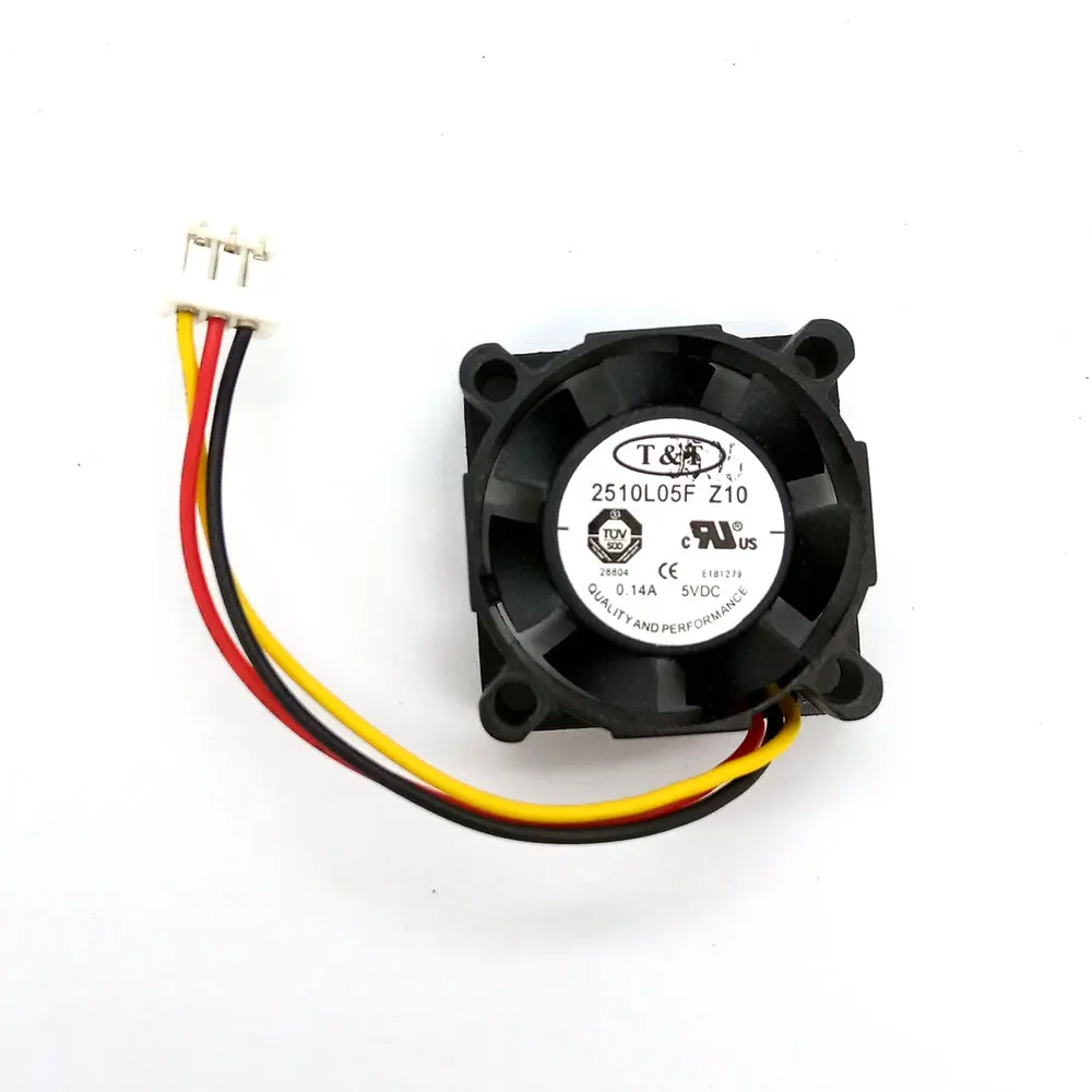 

New Orignal TT 2510L05F Z10 25*25*10MM DC5v 0.14a 2cm 3Lines cooling fan