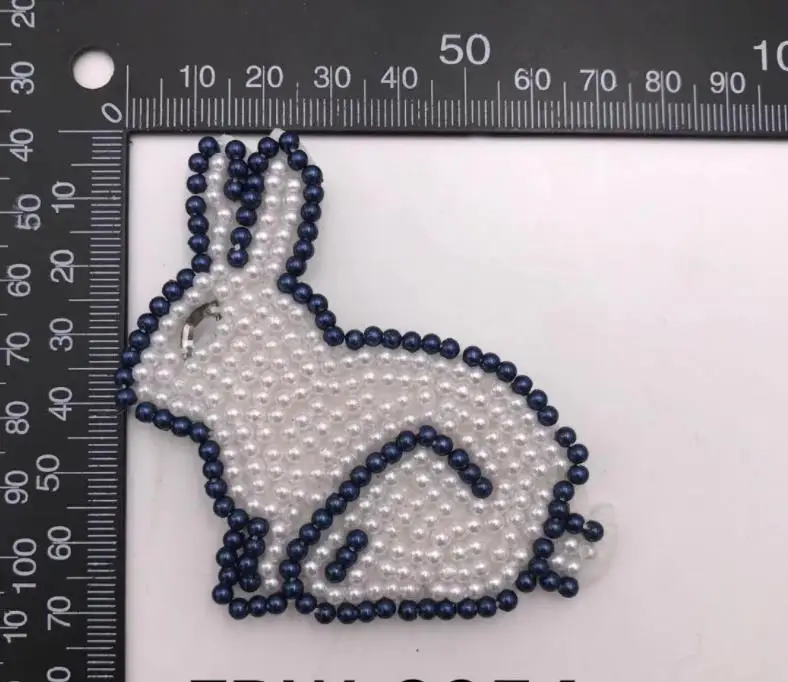 Modische 3D Handgefertigte Strass-Perlen-Applikationen für Kleidung, Vogel- und Tiermotiv-Stickereien, Patches mit Pailletten – Detail 21
