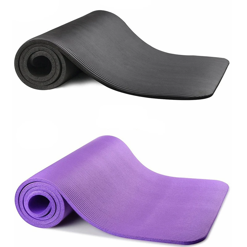 Esterilla de yoga extra gruesa, duradera, antideslizante, gimnasio, almohadilla de yoga, esterilla deportiva gruesa, esterilla de juego Babi,