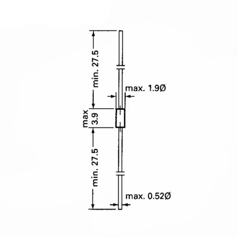 Diode déclencheur DB3 DB4, 100 pièces, diac 204ah Do 35