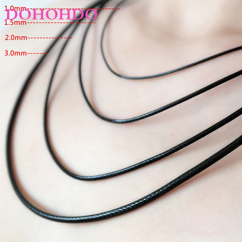 40-80cm Leather Necklaces for Men Stainless Steel Magnetic Clasp Mens Leather Cord Necklace Brown Black Red Fashion Jewelry Gift