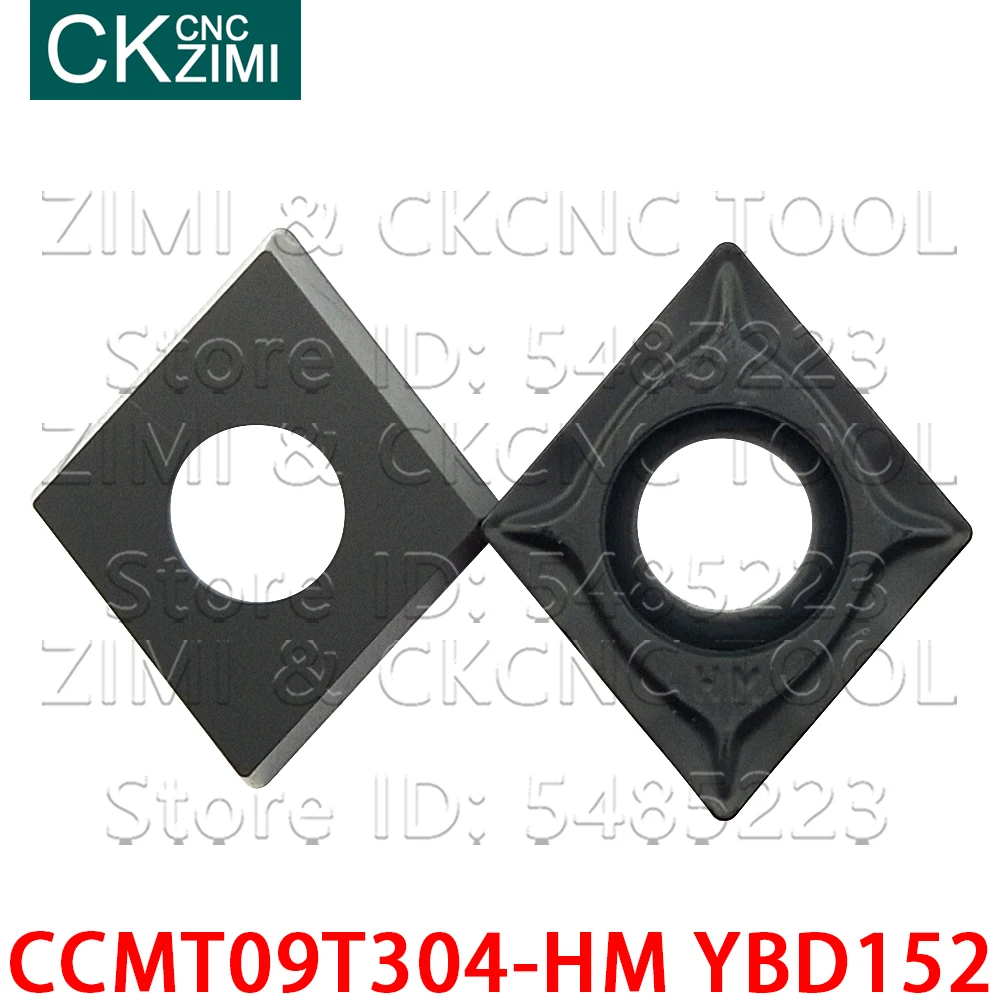 Cortador de carburo YBD152 CCMT3 (2,5) 1-HM, herramientas de torneado externo, insertos de cabeza de perforación CCMT para hierro fundido, CCMT09T304-HM