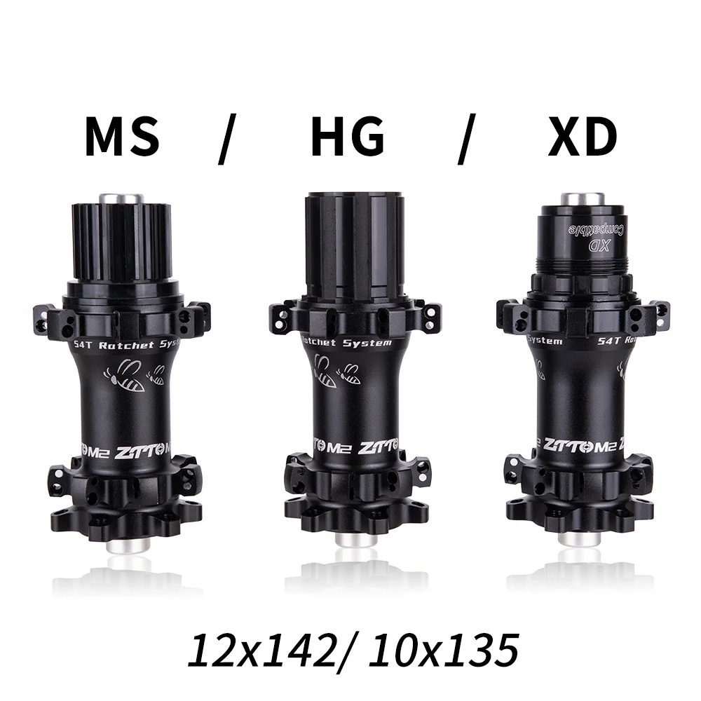 ZTTO M2 MTB Straightpull Hub Ultralight 28 Hole 54T Ratchet HG XD