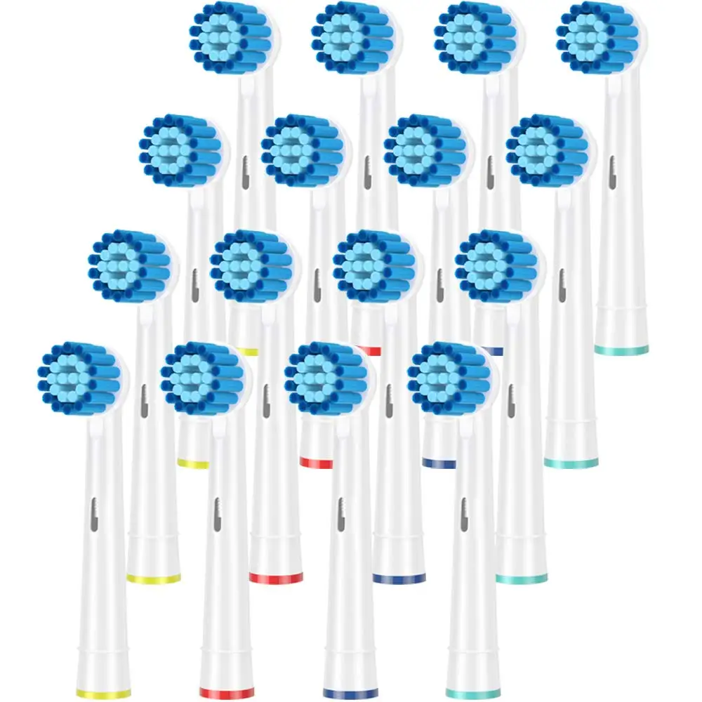 Generic Sensitive Clean Replacement Brush Heads for Oral-B 500/600/1000/2000/2500/3000/7000/8000/9600/8000 Electric Toothbrushes