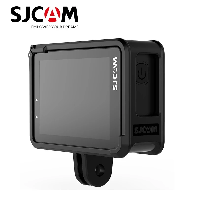 SJCAM SJ8 soporte de marco, funda de jaula de montaje, parabrisas de esponja para SJCAM SJ8 Air SJ8 Plus SJ8 Pro, accesorios de Cámara de Acción