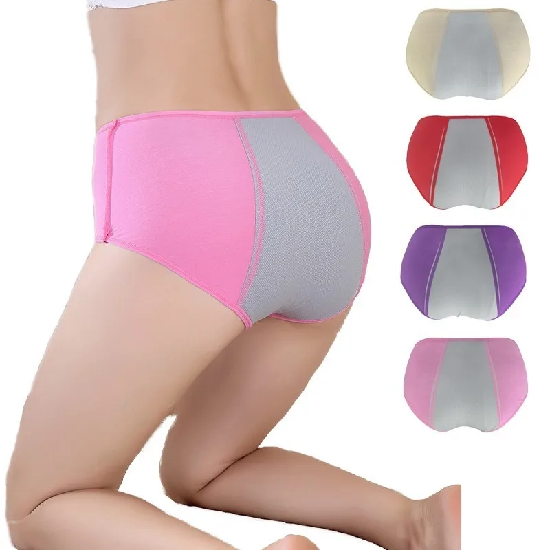 

New Arrivals Ma'Am Menstruation Women's Panties High Waist Sexy Postpartum Underwear To Prevent Leakage Briefs