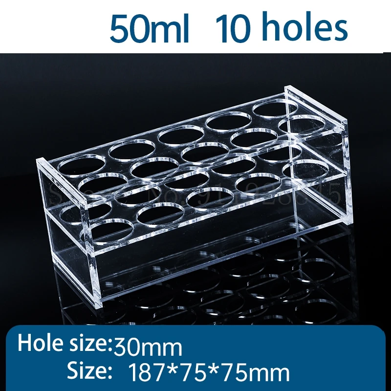 1pcs Clear Organic glass 50ml 100ml 250ml Centrifuge Tube Rack PMMA Tubing Holder For School Lab