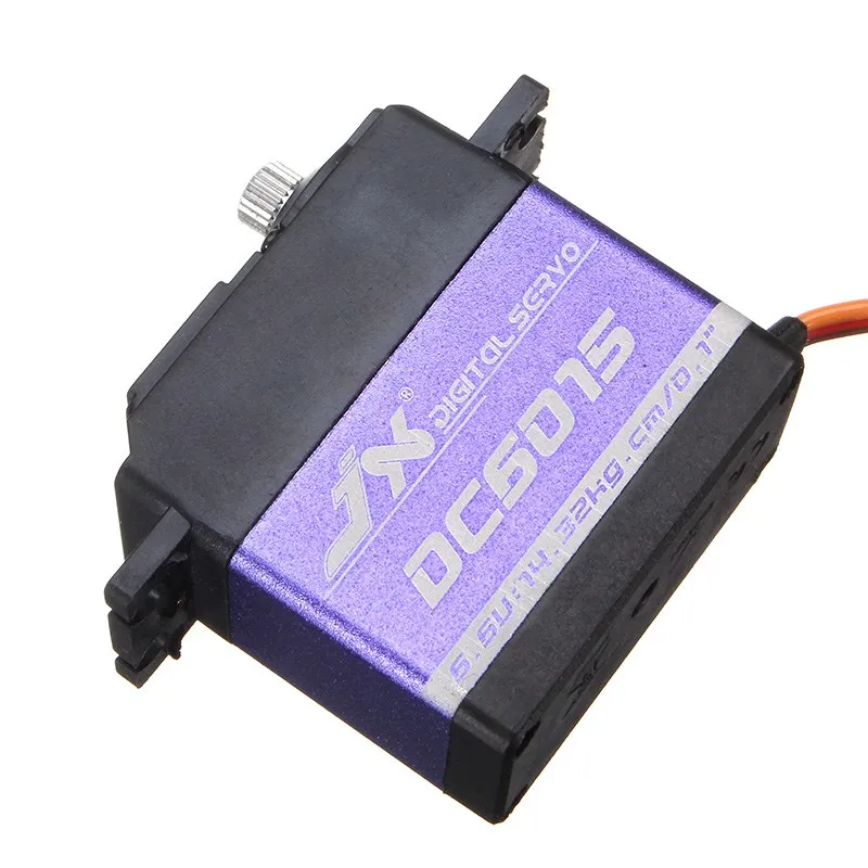 DC6015 JX 15kg Servo alluminio Shell Metal gear Core Standard digitale per aereo RC auto 0.1sec 6.6V 1/8 1/10 DS3325MG