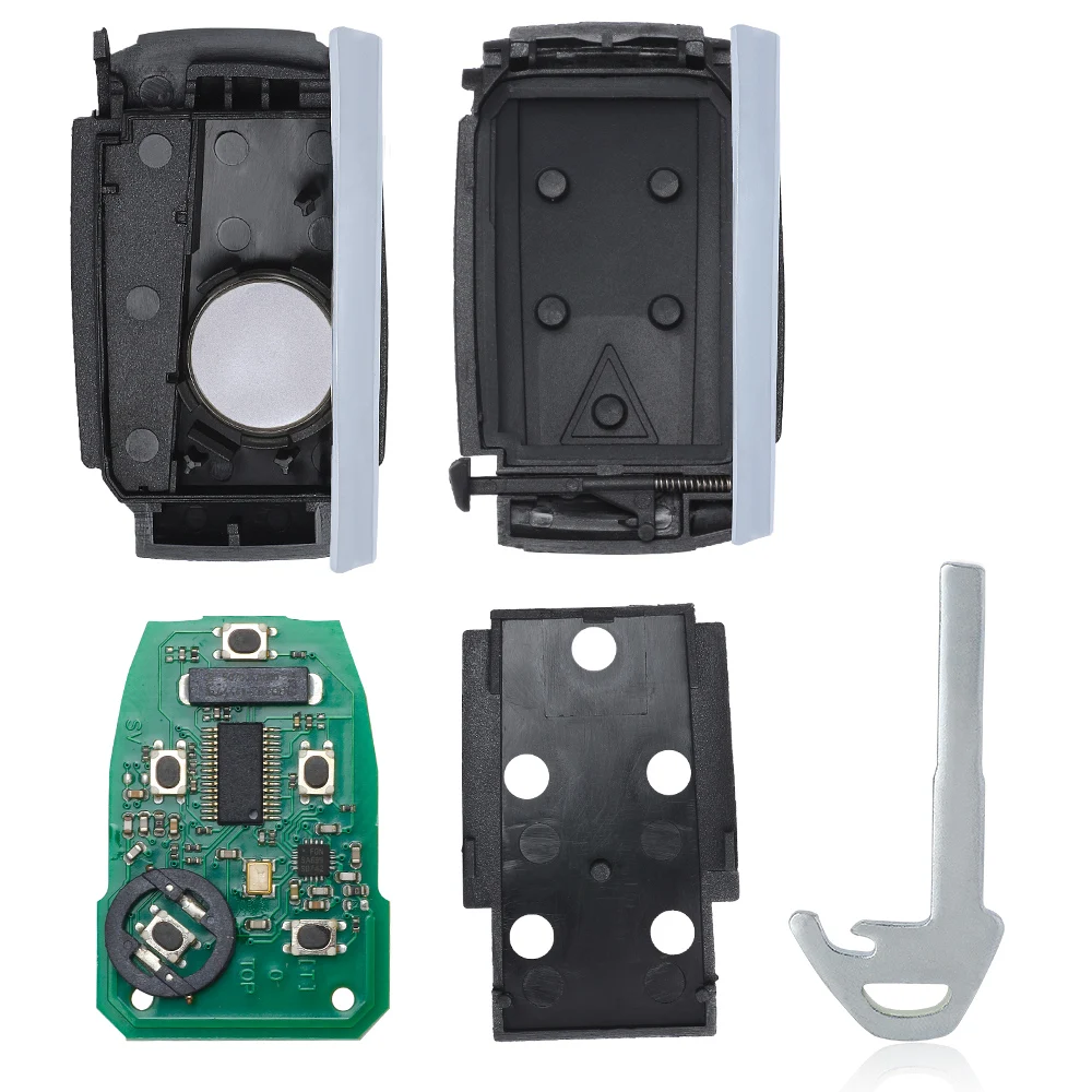 KEYECU muslimsmart Remote Key 315MHz/433MHz PCF7953A 5 pulsanti per Jaguar XF XFR XK XKR 2009 2010 2011 2012 2013