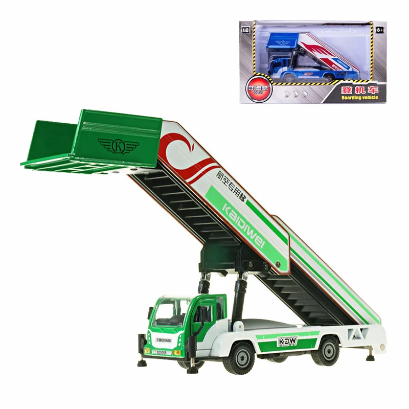 Alloy airport boarding vehicle model,1:43 advanced Airport car toy,children’s gift,airport passenger ladder boarding vehicle